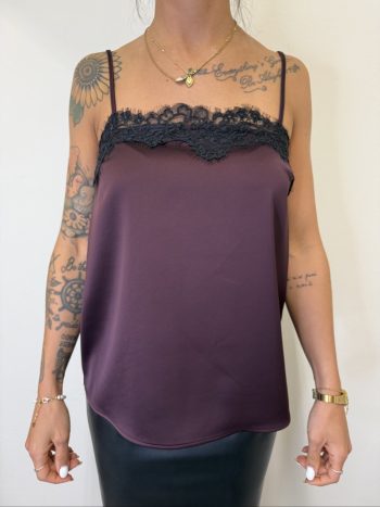 top satin pizzo imperial