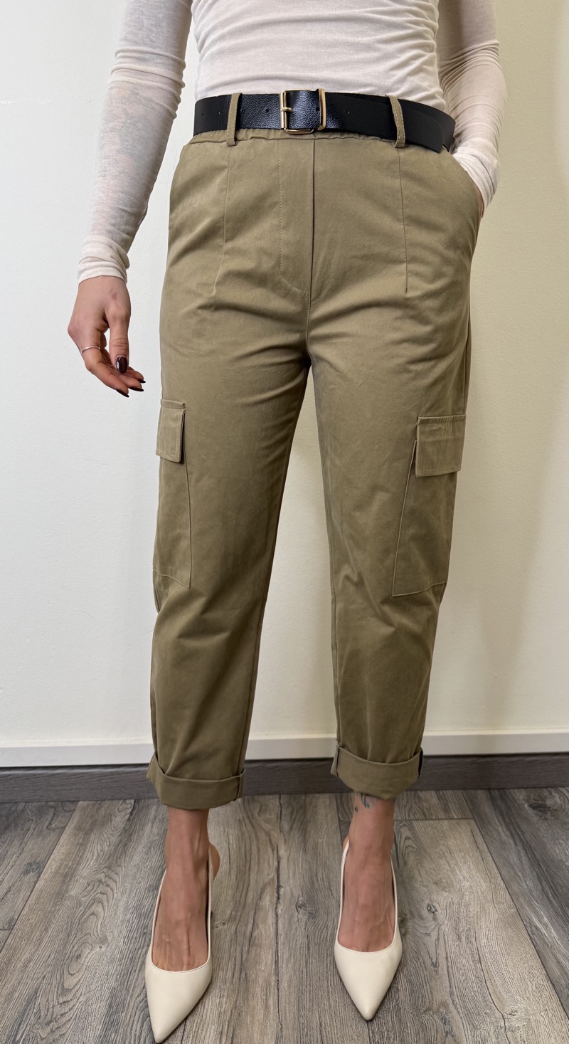 PANTALONE CARGO CAMMELLO SUSYMIX