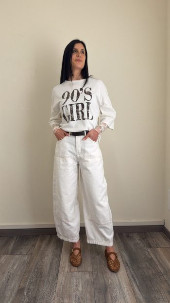 jeans work latte cuciture susymix