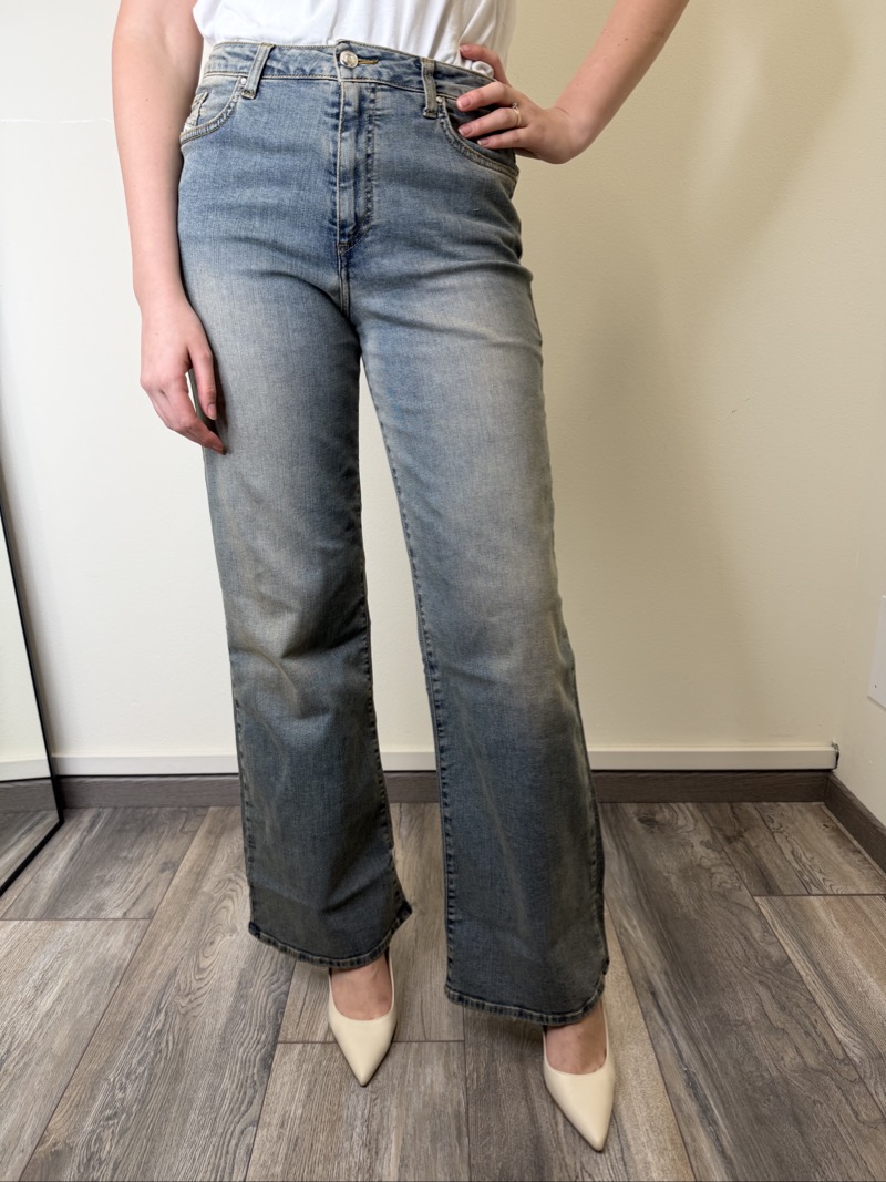 jeans sabbiato setteduesette
