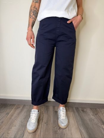 PANTALONE BARREL BLU MOTEL