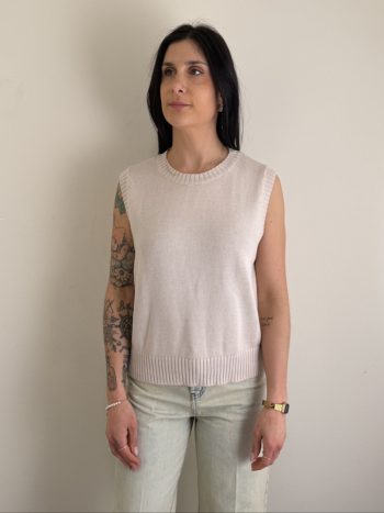 GILET RASATO BEIGE SUSYMIX