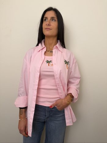 camicia e canotta rosa susymix