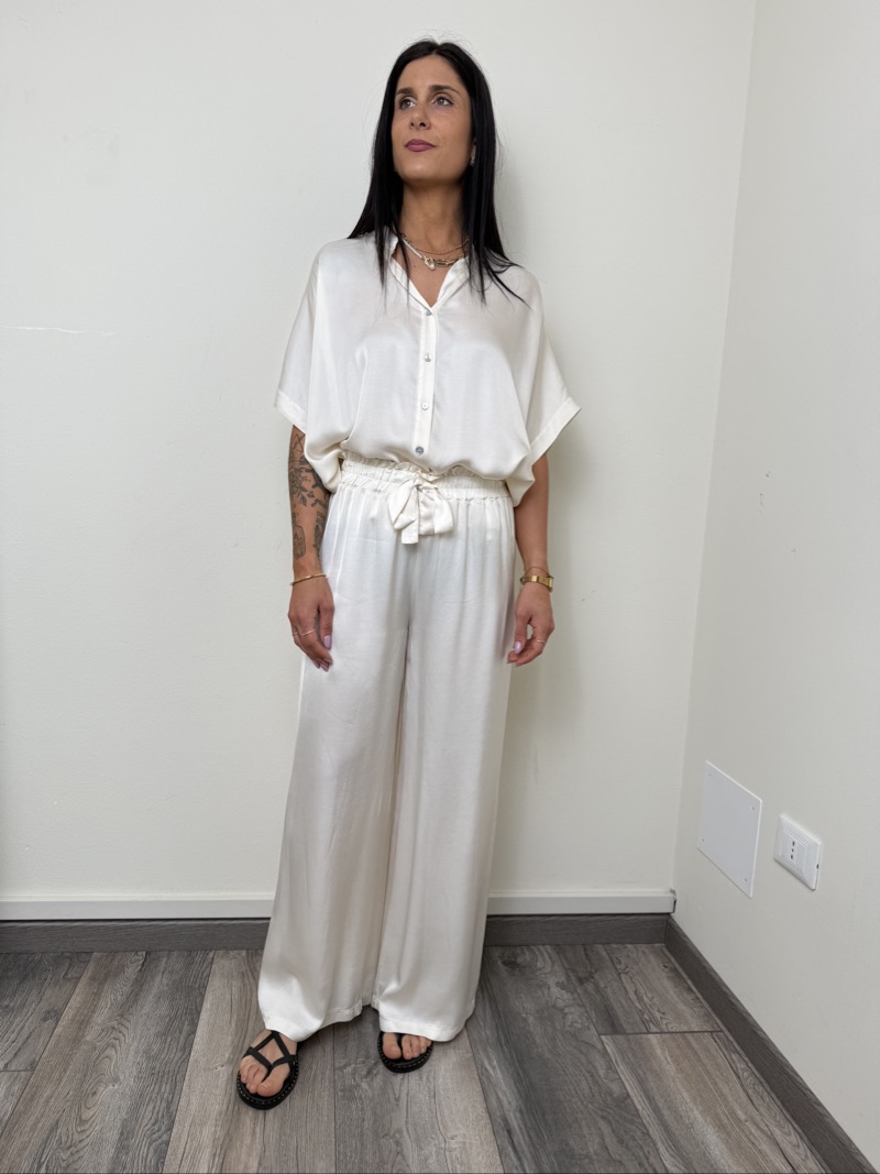 pantalone satin burro motel