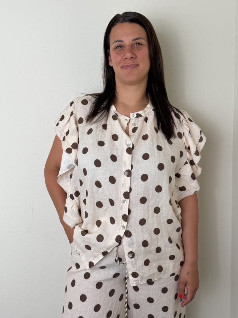 camicia lino pois susy star
