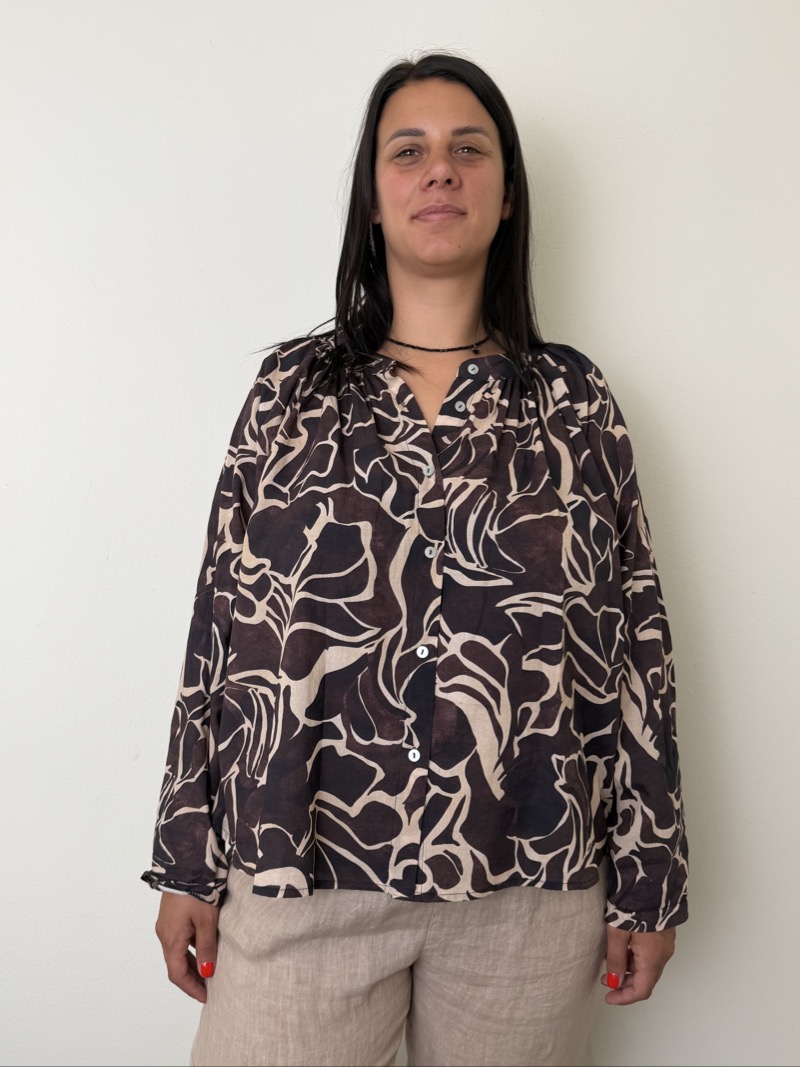 camicia stampata moro burro susymix
