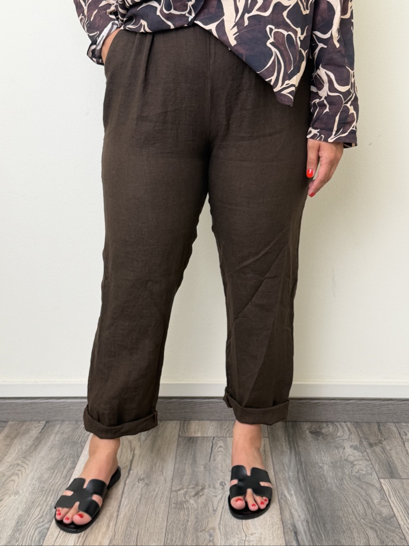 PANTALONE LINO MORO SUSY STAR