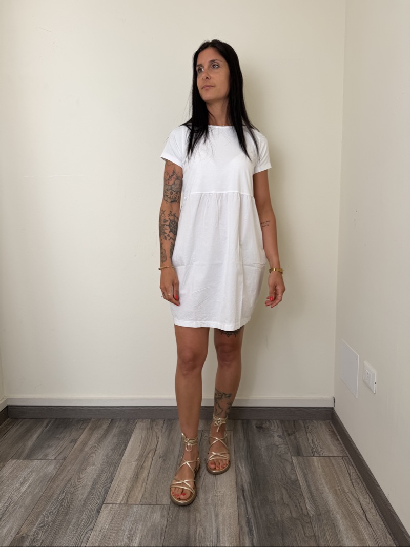 ABITO CORTO BIANCO SUSYMIX