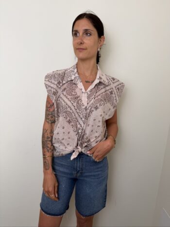 CAMICIA FANTASIA BANDANA ROSA MORO ENDI